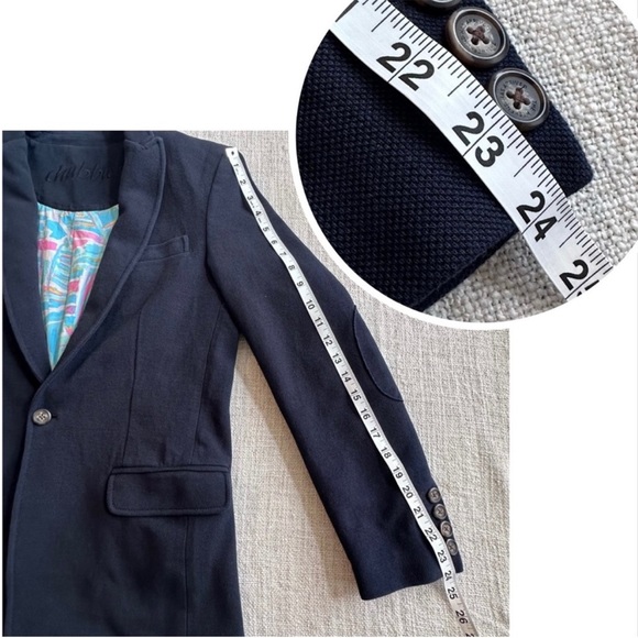 CHUBBIES Navy Blue Blazer/Sport Coat - Picture 12 of 13
